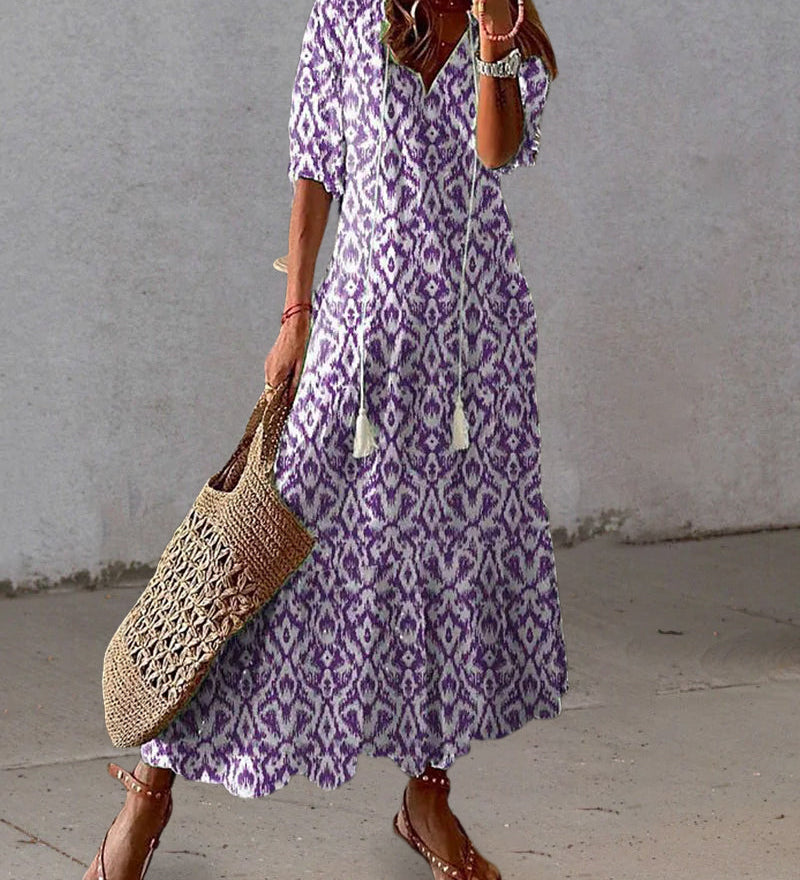 ARIA | Vestido Boho de Cobertura de Barriga