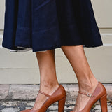 Elizabeth | Sandalias Cómodas de Tacón Bajo para Uso Diario