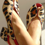 Ruth | Tacones Slingback con Estampado de Leopardo