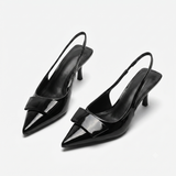 Hannah | Tacones de Kitten Slingback para Oficina