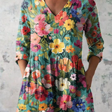 Nora | Blusa Larga con Escote en V