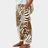 Pantalones Cómodos Mosaico Savana