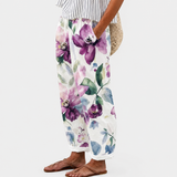 Pantalones Cómodos Lavanda Florida