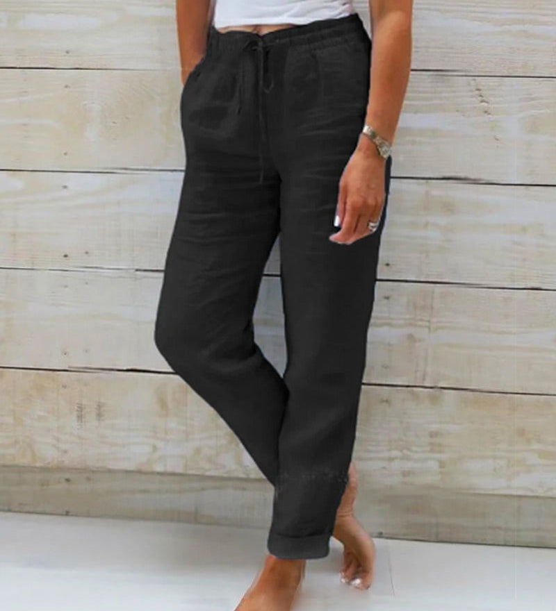 Aurora | Pantalones Relajados con Cordón