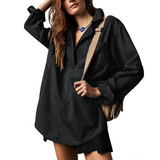 Emilia | Blusa Tunic de Mezclilla con Cuello en V Chic