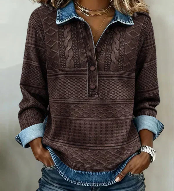 Riley | Top con Cuello Elegante