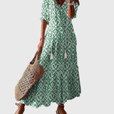 Ramona | Vestido Maxi Boho Vintage de Verano