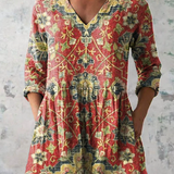 Lea | Blusa Larga con Escote en V
