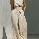 Venancia™ | Conjunto Minimalista Top y Pantalón Ancho