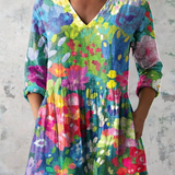 Maelle | Blusa Larga con Escote en V