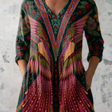 Manon | Blusa Larga con Escote en V