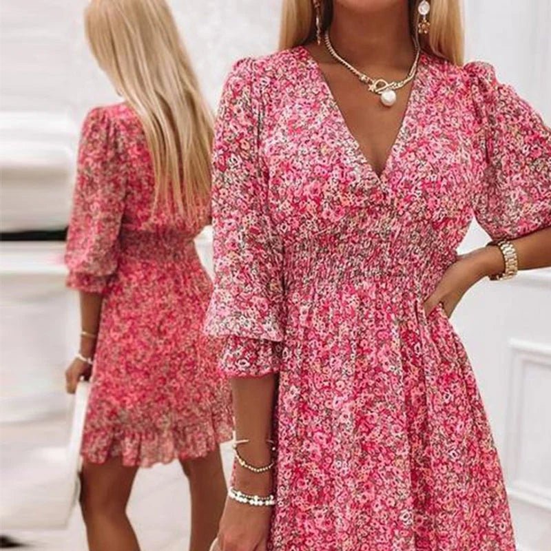 Vera | Vestido Floral Elegante