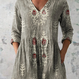 Elise | Blusa Larga con Escote en V