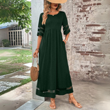 Cerelia | Vestido Midi Que Acentúa la Cintura