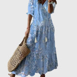 Ramona | Vestido Maxi Boho Vintage de Verano