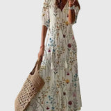 Ramona | Vestido Maxi Boho Vintage de Verano
