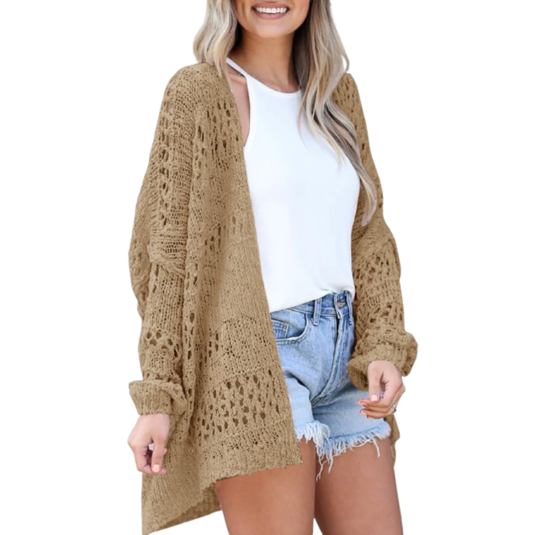 NAOMI | Cárdigan Boho de Verano Ligero y Oversized