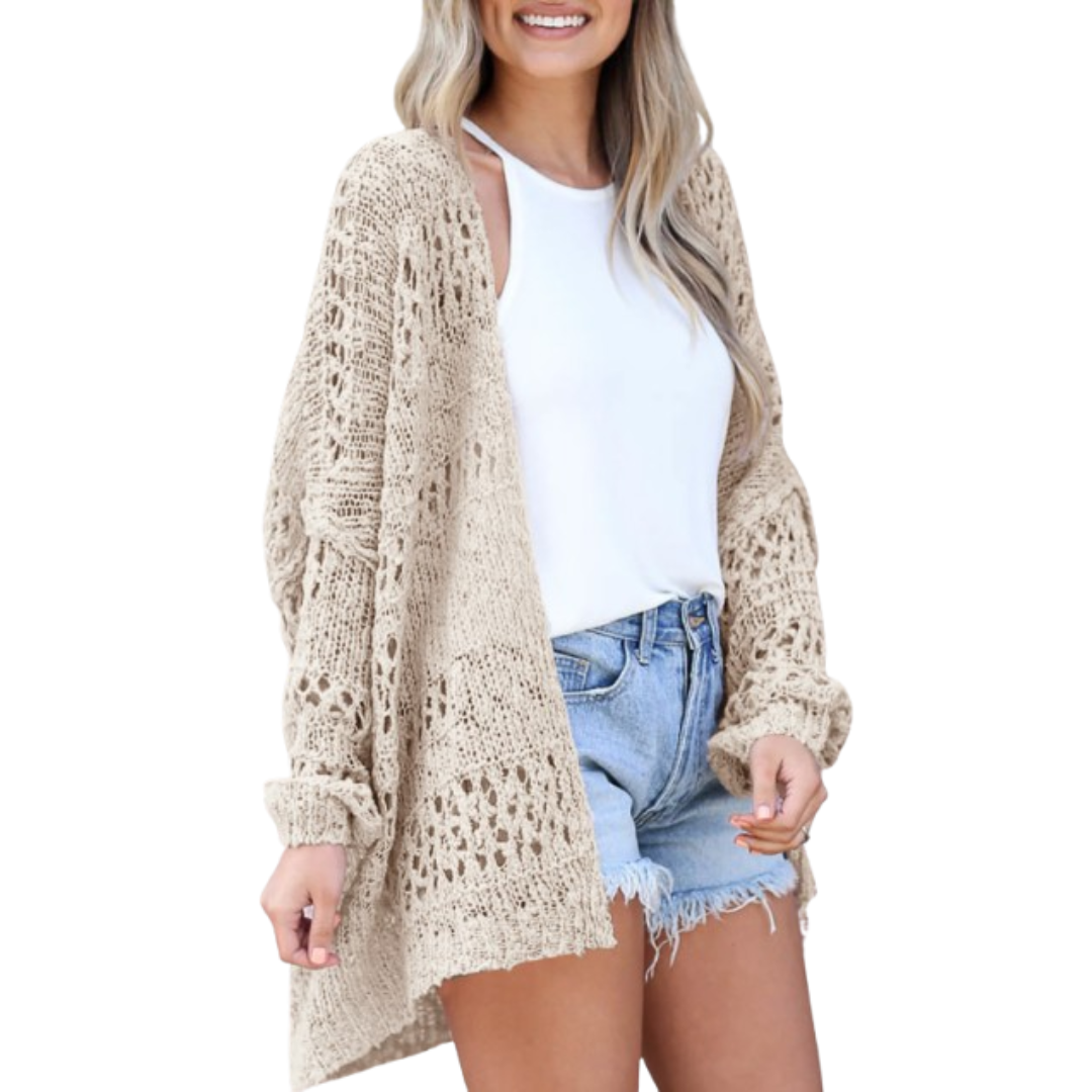NAOMI | Cárdigan Boho de Verano Ligero y Oversized