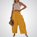 ELENA | Pantalones Cómodos de Pierna Ancha