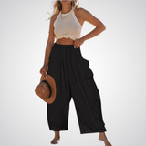 ELENA | Pantalones Cómodos de Pierna Ancha