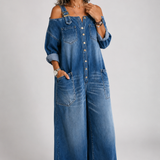Ludovina™ | Camisa vaquera oversize de manga larga
