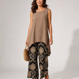 Tránsito™ | Conjunto Boho Túnica y Pantalón Ancho