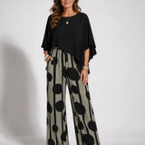 Valeriana™ | Conjunto Top Asimétrico y Pantalón Boho