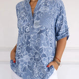Avery | Blusa Elegante con Bolsillo