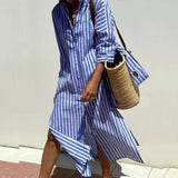 Skylar | Vestido Camisero a Rayas