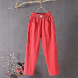 Alyra - Pantalones Relajados con Bolsillos