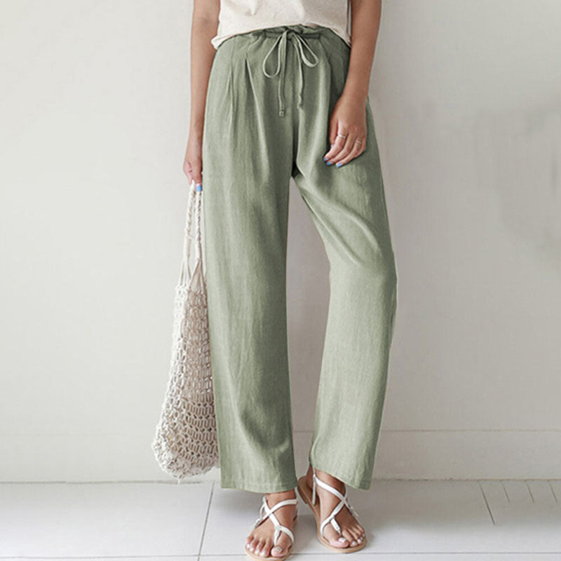Vara - Pantalones Relajados con Cintura Ajustable