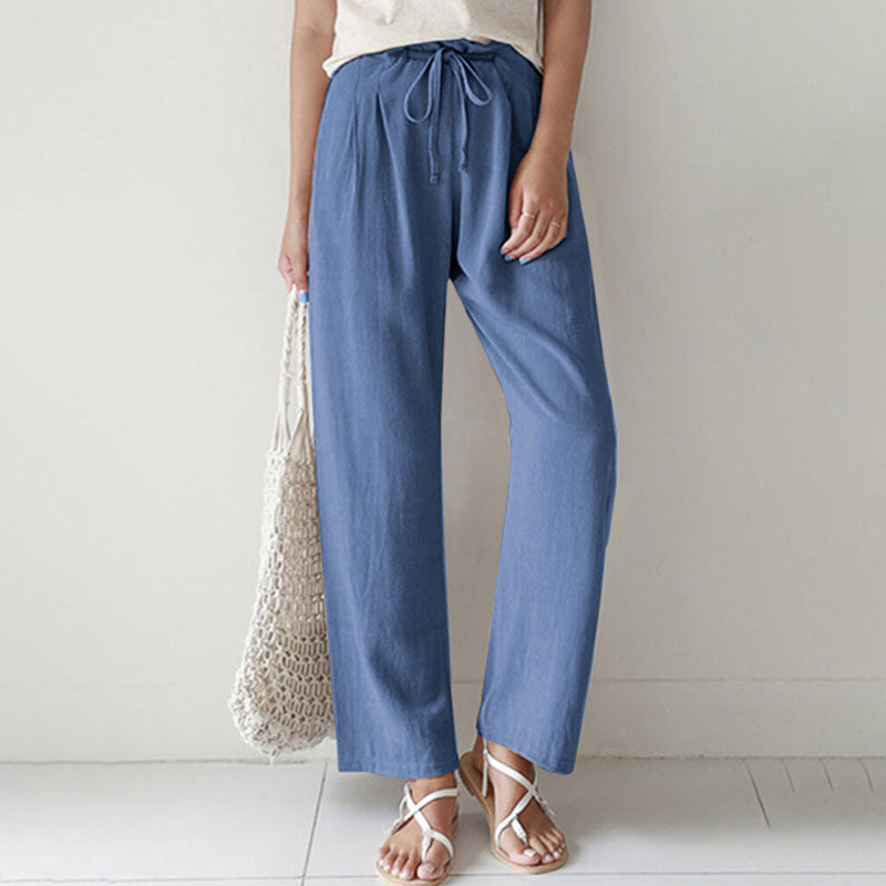 Vara - Pantalones Relajados con Cintura Ajustable
