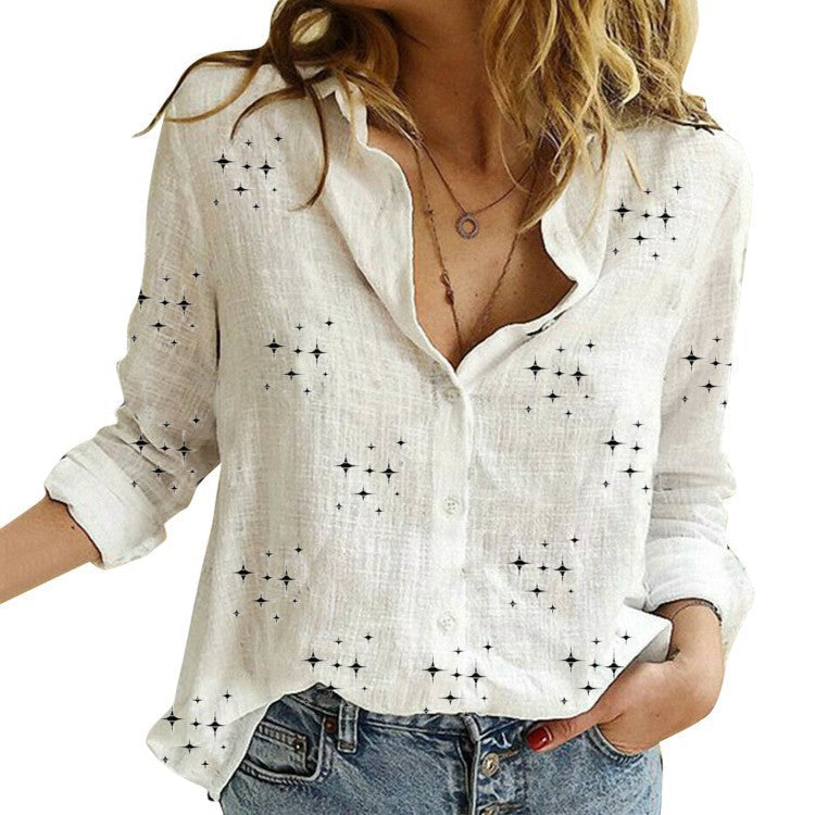 QUINN | Blusa Clásica Impresa