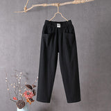Alyra - Pantalones Relajados con Bolsillos