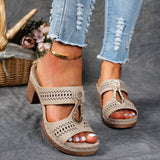Linda | Sandalias ortopédicas de confort con tacón alto