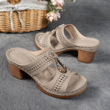 Linda | Sandalias ortopédicas de confort con tacón alto