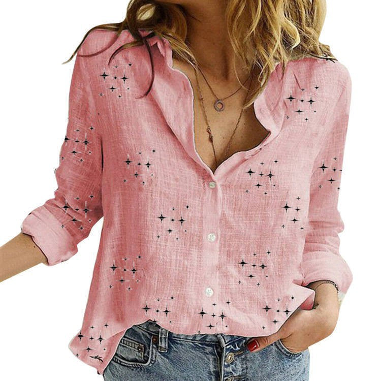 QUINN | Blusa Clásica Impresa