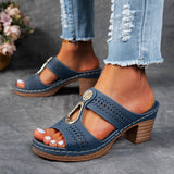 Linda | Sandalias ortopédicas de confort con tacón alto