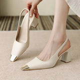 Layla | Tacones Slingback de Punta