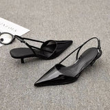 Madison | Tacones Bajos de Dama con Correa