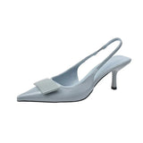 Hannah | Tacones de Kitten Slingback para Oficina