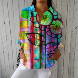 Bianca™ | Blusa Artística de Flores