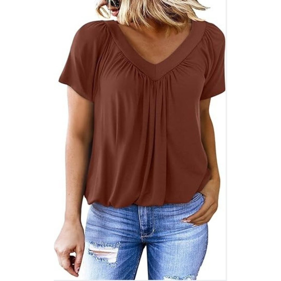KENNEDY | Top Casual con Escote en V