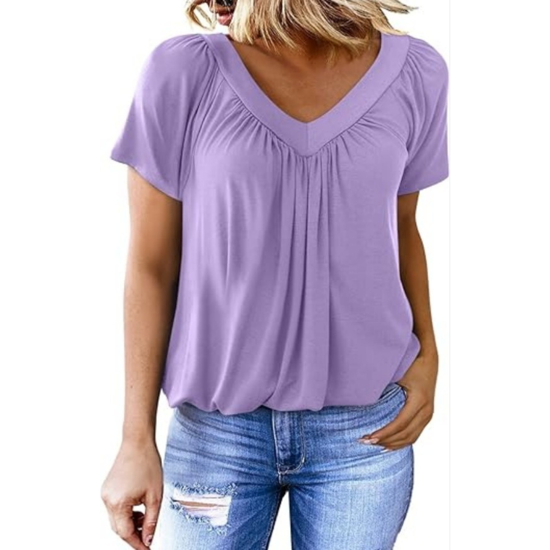 KENNEDY | Top Casual con Escote en V