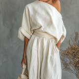 Ariadna™ | Conjunto de Dos Piezas con Diseño Hombros Descubiertos