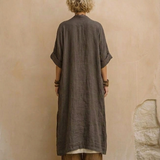 Conjunto de tres piezas de patrón tribal bohemio nómada en gris oscuro y marrón