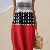 Vestido Midi Colorblock Jane™