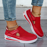 Zapatillas transpirables sin cordones con comodidad estable