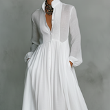 Serena - Vestido Maxi de Botones Fluidos