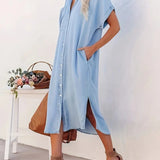 SAVANNAH | Camisa-vestido con bolsillos